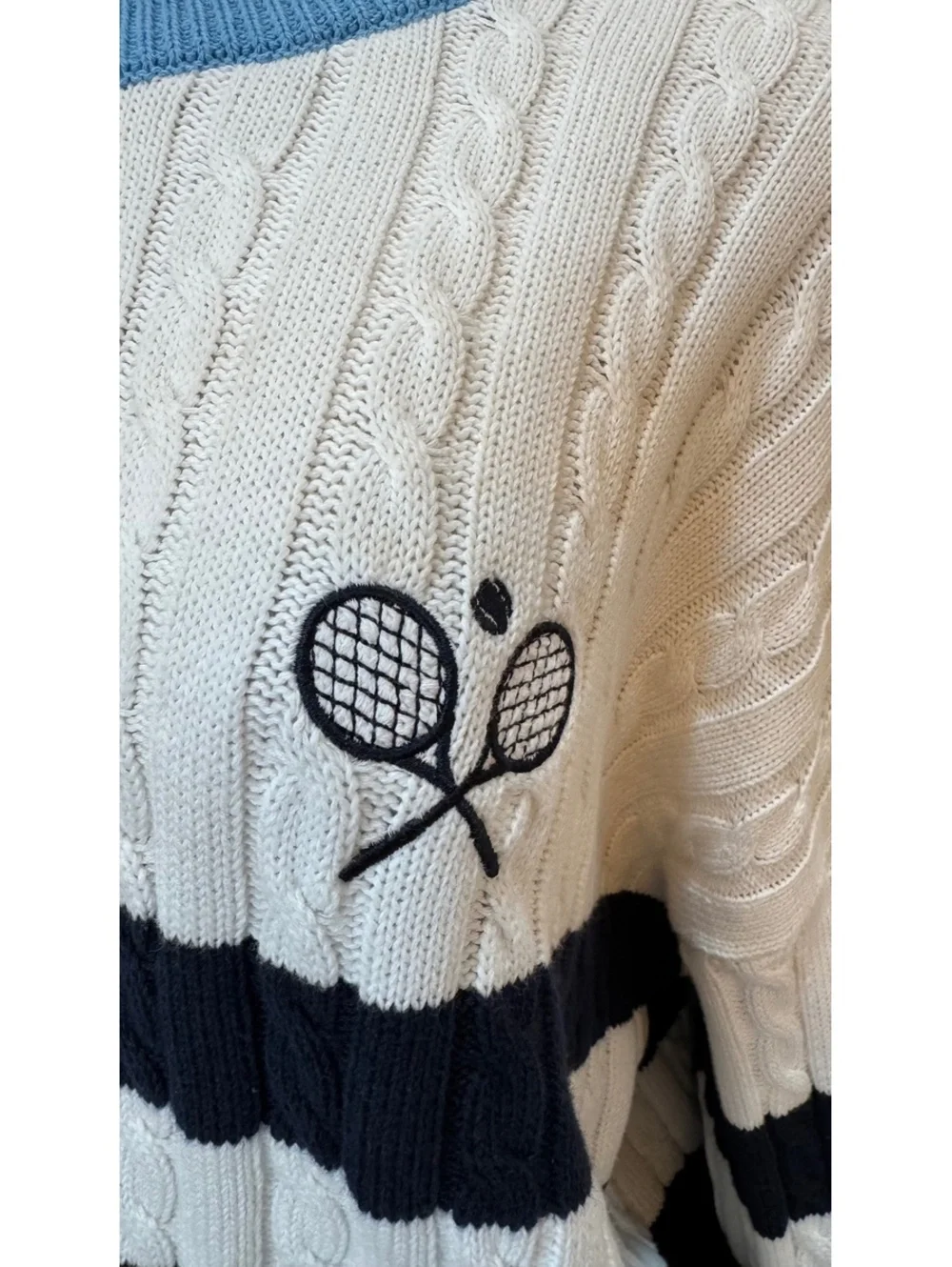 NWT XXL Preppy Tennis Sweater & Pleated Skirt Set Country Club Ships Today
